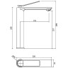 Смеситель для раковины Vincea Verse VBF-2VE2MB