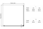 Душевой уголок Vincea Slim 8mm 90х90 VSR-4SLP9090CL