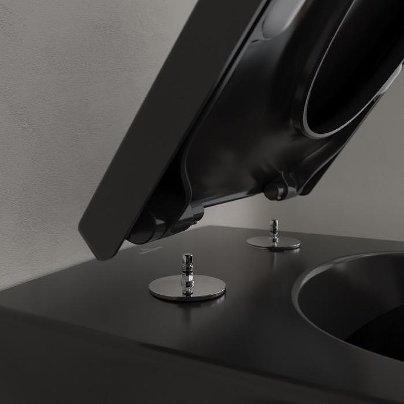 Унитаз Villeroy&Boch Subway 2.0 5614R0R7 подвесной цвет Pure Black без сиденья
