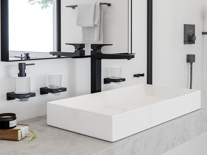 Крючок Hansgrohe AddStoris 41755670 черный матовый