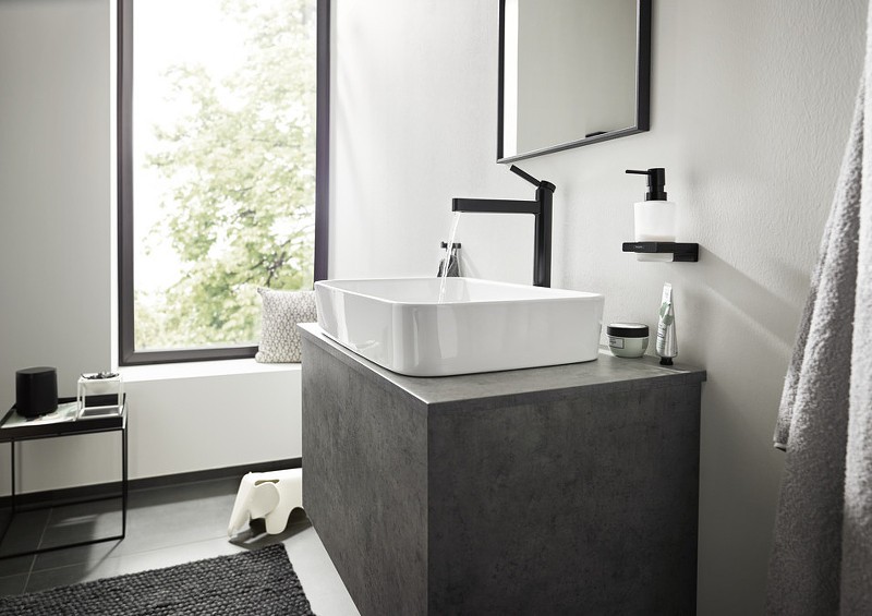 Крючок Hansgrohe AddStoris 41755670 черный матовый