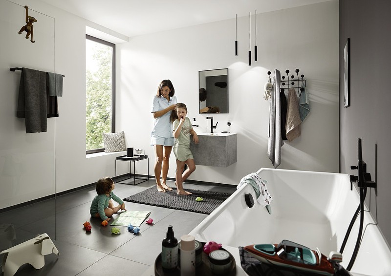 Крючок Hansgrohe AddStoris 41755670 черный матовый