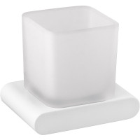 Стакан для зубных щеток Remer Lounge LN15BO белый матовый