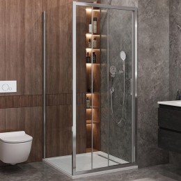 Душевой уголок Cezares Molveno 90x90 MOLVENO-AF-31-90-C-CR-IV