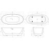 Акриловая ванна BelBagno 170x80 BB414-1700-800