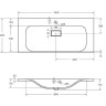 Раковина BelBagno 100 BB1000/450-LV-MR-FT