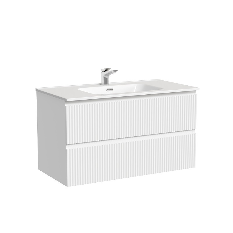 Тумба под раковину Sancos Snob R 90 SNR90W подвесная Bianco