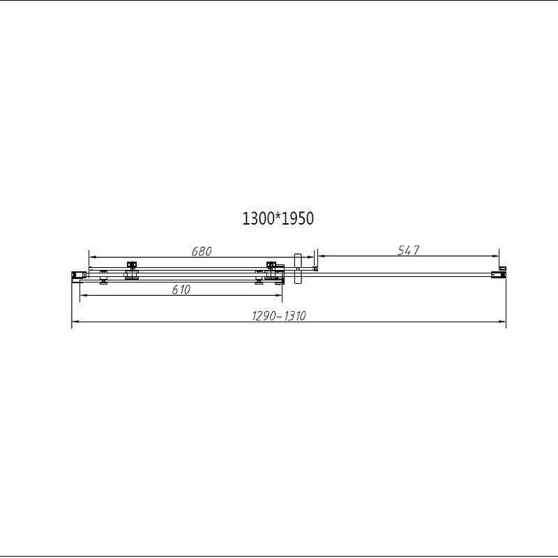 Душевой уголок Vincea Como-N 130х80 VSR-4CN8013CGB