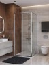Душевой уголок Cezares Lux 90x100 LUX-AH-FS-1-90/100-C-CR