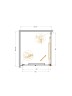 Душевой уголок Cezares Lux 90x100 LUX-AH-FS-1-90/100-C-CR