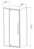 Душевой уголок Vincea Slim-N 120x90 VSR-4SNP9012CLGM