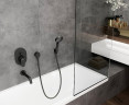 Излив для смесителя Hansgrohe Vernis Blend 71420670 черный матовый