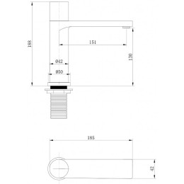Смеситель для раковины Abber Rund AF8710