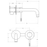 Смеситель для раковины Cezares Relax RELAX-BLI2-1-BORO-W0