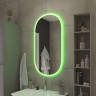 Зеркало Cezares Ellisse 50 CZR-SPC-ELS-500-950-RGB-TCH с подсветкой