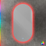 Зеркало Cezares Ellisse 50 CZR-SPC-ELS-500-950-RGB-TCH с подсветкой