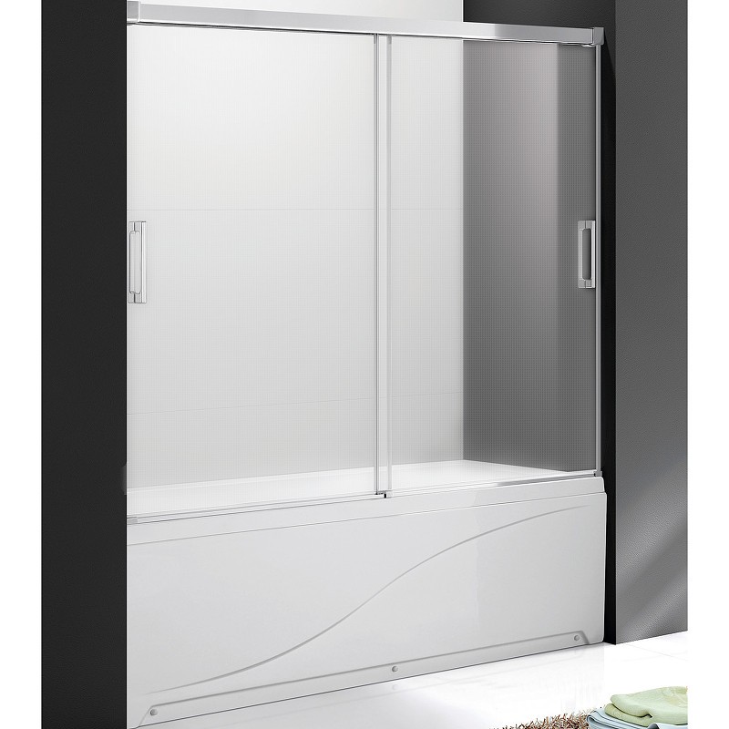 Шторка на ванну Cezares Tandem Soft 180 TANDEM-SOFT-VF-2-180/145-P-Cr