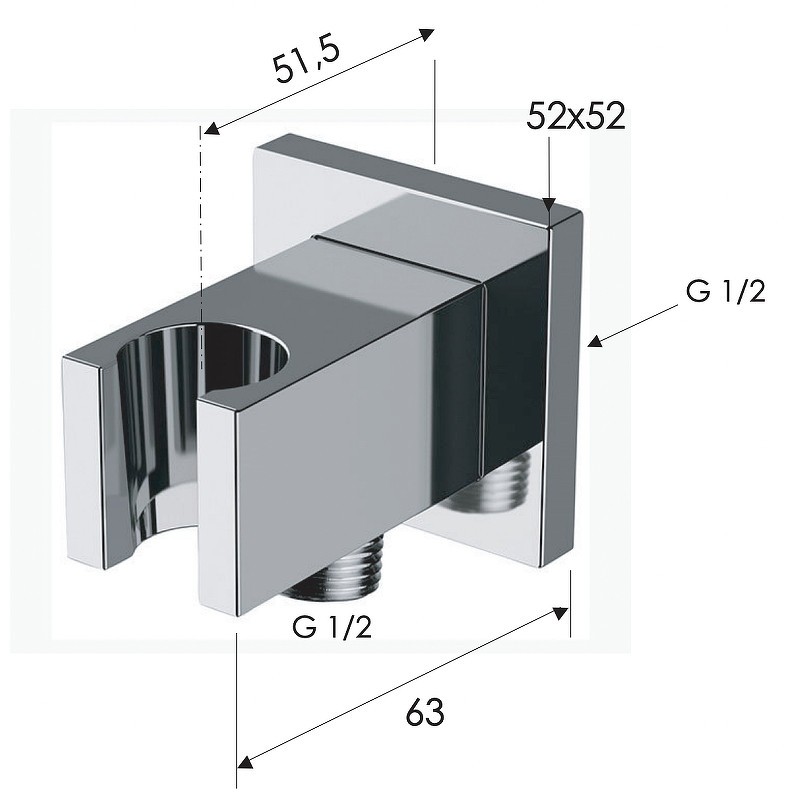 Шланговое подключение Remer 337QBO