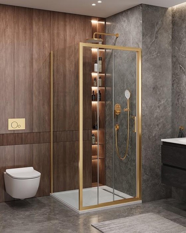 Душевой уголок Cezares Molveno 90x90 MOLVENO-AF-31-90-C-BORO-IV