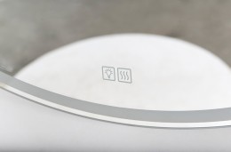 Зеркало BelBagno 100 SPC-RNG-1000-LED-TCH-WARM с подсветкой с подогревом