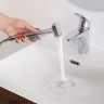 Смеситель для раковины BelBagno Due DUE-LVM/HGN-CRM-W0 с гигиеническим душем
