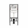 Комплект унитаза с инсталляцией Ceramicanova Forma CN3009_121001CH цвет Белый с сиденьем Микролифт и клавишей смыва цвет Хром глянцевый