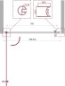 Душевая дверь BelBagno Uno 80 UNO-B-1-80-C-Cr