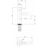 Смеситель для раковины Abber Wasser Kreis AF8110