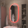 Зеркало Cezares Ellisse 55 CZR-SPC-ELS-550-1050-RGB-TCH с подсветкой