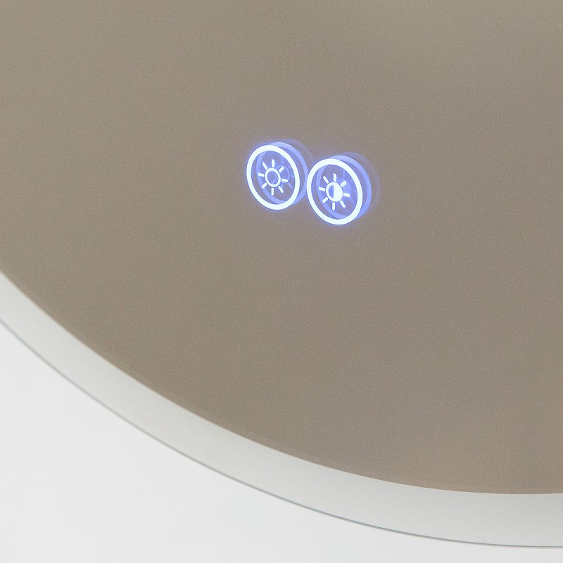 Зеркало Cezares Ellisse 55 CZR-SPC-ELS-550-1050-RGB-TCH с подсветкой