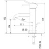Смеситель для раковины Remer X-Style X10BG