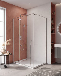 Душевой уголок Cezares Liner 120x90 L LINER-AH-1-120/90-C-Cr-L