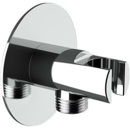 Шланговое подключение Remer 337X с держателем ручного душа Хром