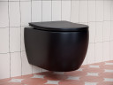 Унитаз Ceramicanova Play CN3001MB подвесной Черный матовый с сиденьем Микролифт