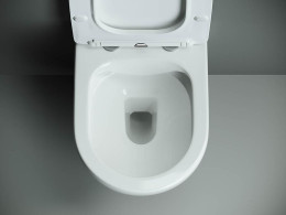 Комплект унитаза с инсталляцией Ceramicanova Mono CN1905_121001CH цвет Белый с сиденьем Микролифт и клавишей смыва цвет Хром глянцевый
