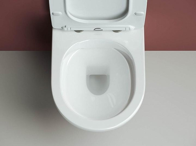 Комплект унитаза с инсталляцией Ceramicanova Forma CN3009_121001MB цвет Белый с сиденьем Микролифт и клавишей смыва цвет Черный матовый