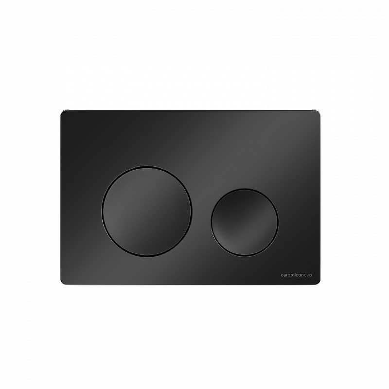 Комплект унитаза с инсталляцией Ceramicanova Forma CN3009_121001MB цвет Белый с сиденьем Микролифт и клавишей смыва цвет Черный матовый