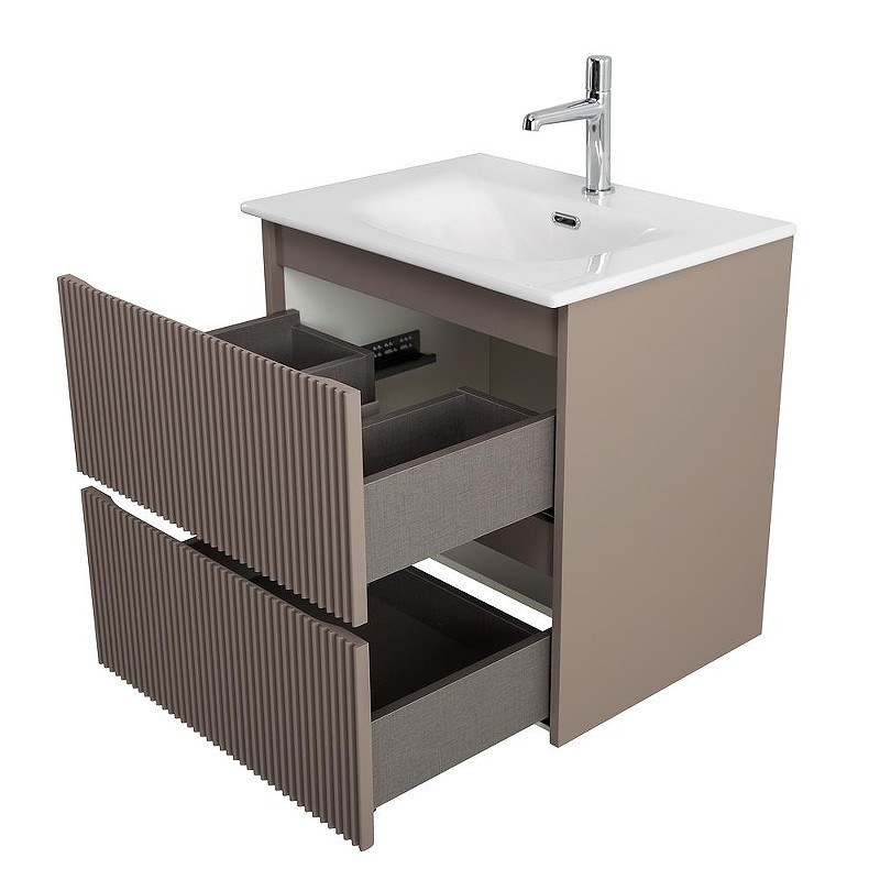 Тумба под раковину BelBagno Uno 60 UNO-600-2C-SO-СO подвесная