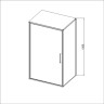 Душевой уголок Vincea Slim 8mm 90х90 VSR-4SLP9090CLGM