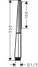 Ручной душ Hansgrohe Rainfinity 26866670 черный матовый