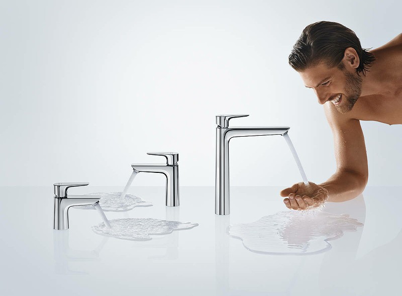 Смеситель для раковины Hansgrohe Talis E 71717670 черный матовый