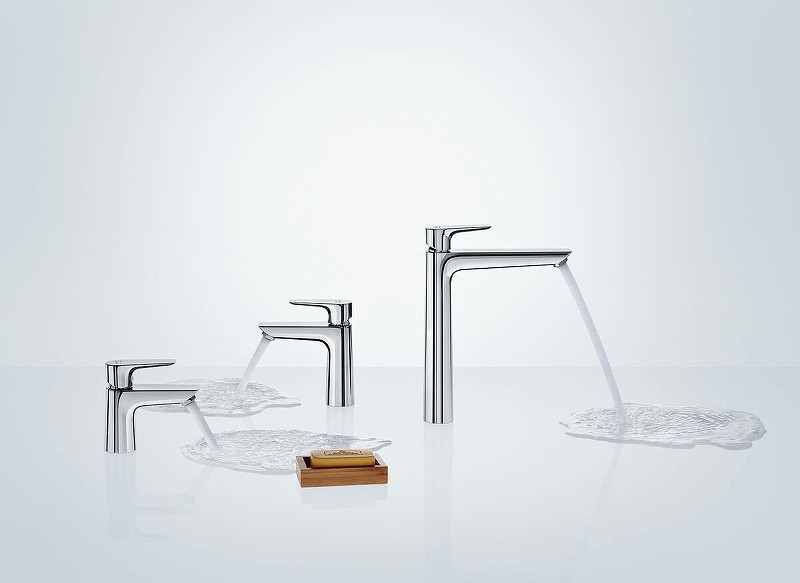 Смеситель для раковины Hansgrohe Talis E 71717670 черный матовый