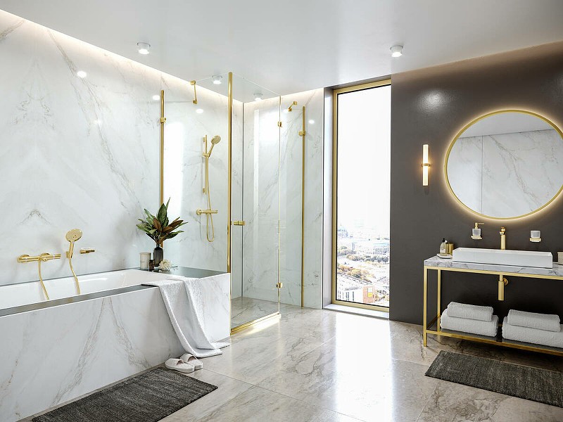 Смеситель для раковины Hansgrohe Talis E 71717670 черный матовый