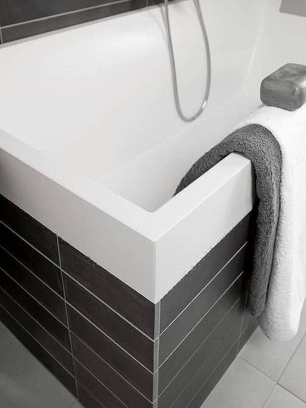 Квариловая ванна Villeroy&Boch Squaro 170x75 UBQ170SQR2V-01 без гидромассажа