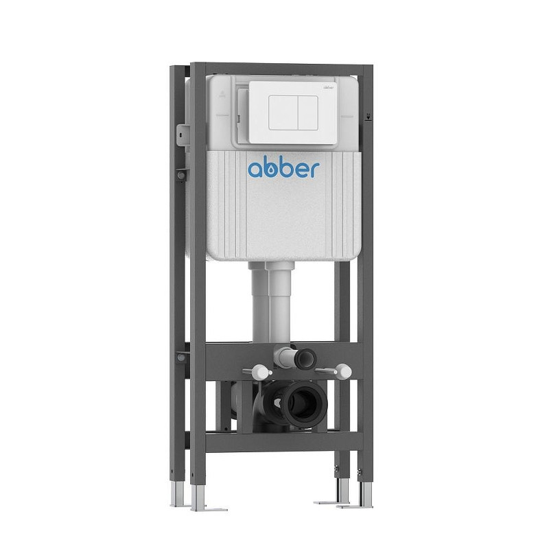 Инсталляция Abber AC0106 для унитаза без клавиши смыва