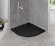 Душевой поддон из искусственного камня Cezares Tray AS 90х90 TRAY-AS-R-90-30-NERO