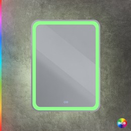 Зеркало Cezares Multicolore 60 CZR-SPC-MC-600-800-RGB-TCH с подсветкой