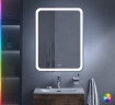 Зеркало Cezares Multicolore 60 CZR-SPC-MC-600-800-RGB-TCH с подсветкой