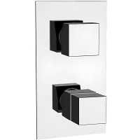 Смеситель для душа Remer Qubica Thermo QT92KB с термостатом
