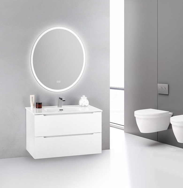 Зеркало BelBagno 75 SPC-VST-750-900-LED-TCH-WARM с подсветкой с подогревом